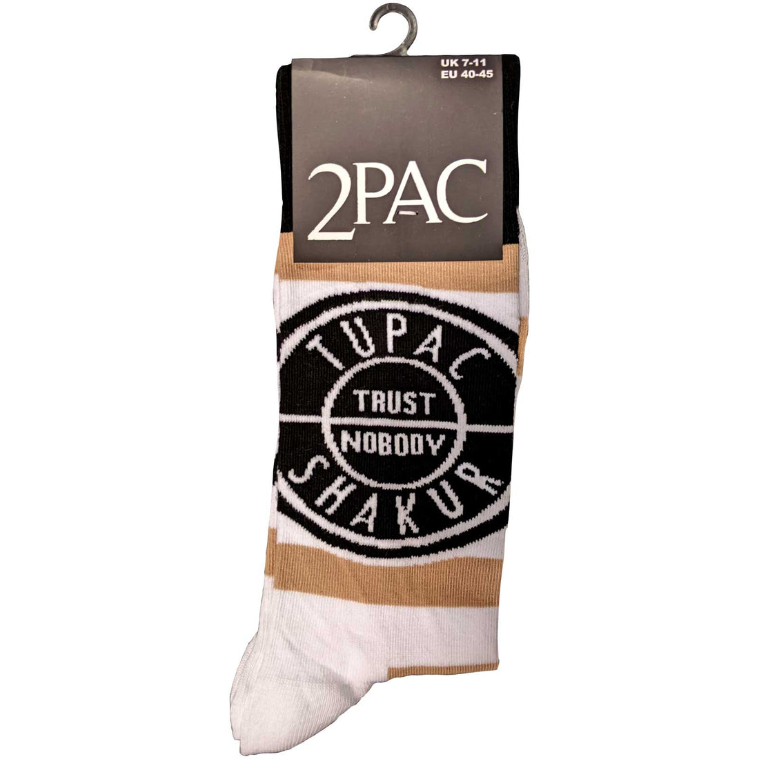 Tupac Ankle Socks: Trust Nobody (Size 8 - 12)
